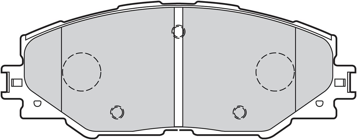 Jeu de 4 plaquettes de frein VALEO ref. 301078